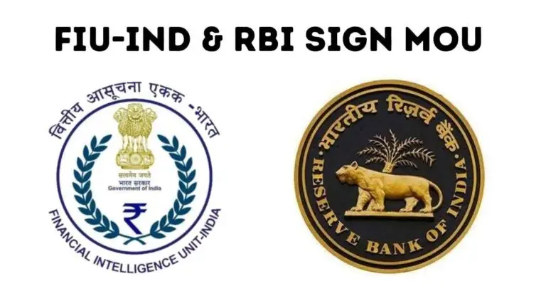 FIU-IND & RBI Sign MoU