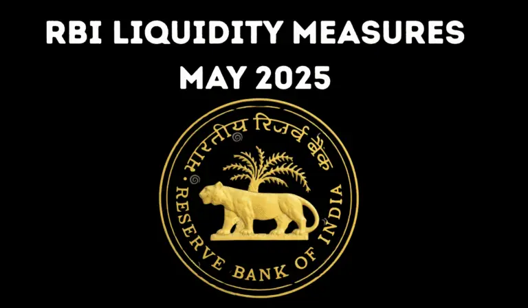 RBI Liquidity Measures May 2025